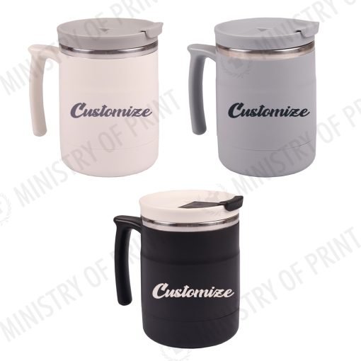 450ml Stainless Steel Thermo Mug with Spoon (DW0196)
