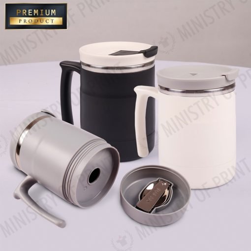 450ml Stainless Steel Thermo Mug with Spoon (DW0196)