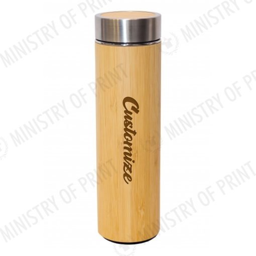 Bamboo Stainless Steel 350ml Flask (DW0178)
