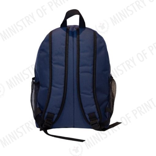 Classic Nylon Backpack with Mesh Side Pocket (B0287)