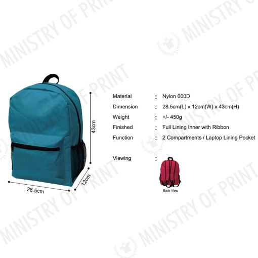 Waterproof Nylon Backpack (B0280)
