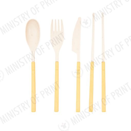 Colourful Wheat Fiber Catering Equipment Set (LS0124)