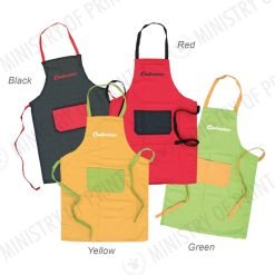 Cotton Apron with Pocket (A0037)