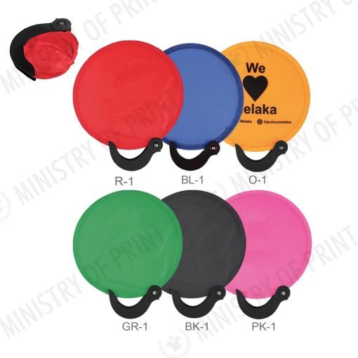 Foldable Polyester Hand Fan (LS0131)