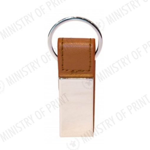 Minimalist PU Leather & Metal Keychain (SP0047)