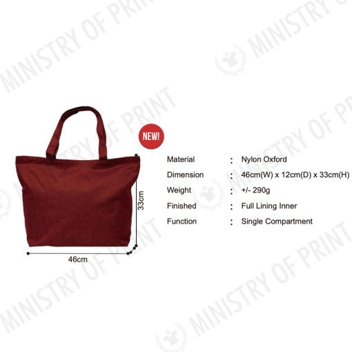 Nylon Oxford Tote Bag (B0302)