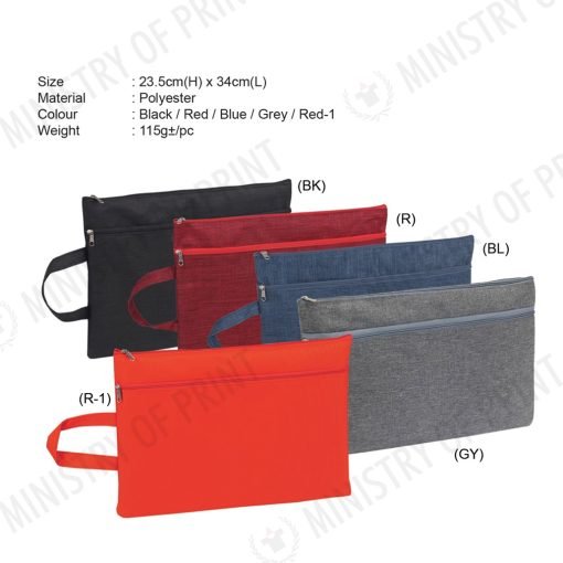 Polyester Seminar Folder with Handle (B0373)