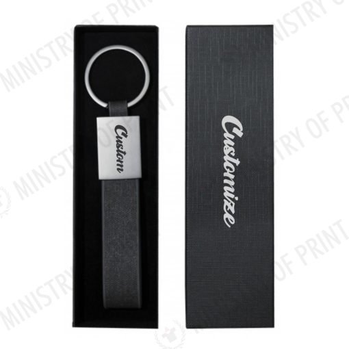 Premium Leather Keychain with Gift Box (SP0048)