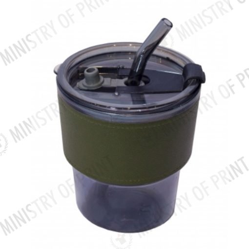 Trendy Glass Tumbler with Straw (DW0174)
