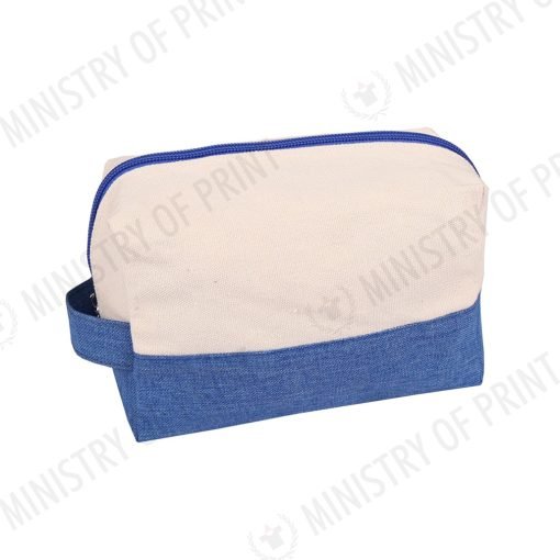 Two-Tone Canvas Cosmetic Bag (B0365)