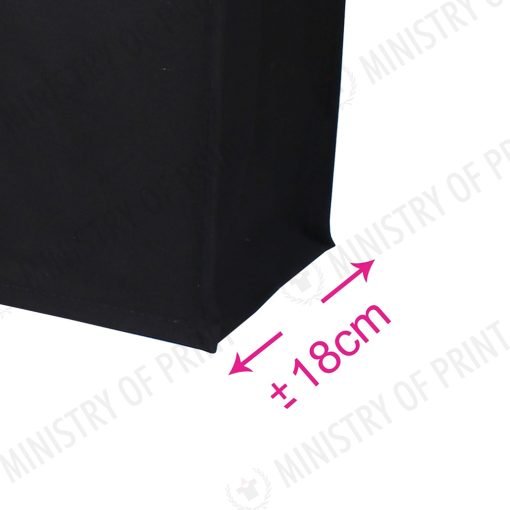 Two-Tone Laminated Canvas Tote Bag (B0331)