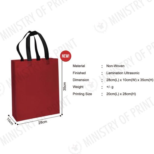 Ultrasonic Laminated Non-Woven Tote Bag (B0291)