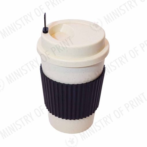 400ml Wheat Fiber Tumbler with Silicone Grip (DW0228)