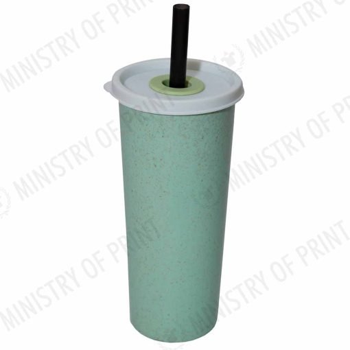 500ml Wheat Fiber Tumbler with Straw (DW0226)