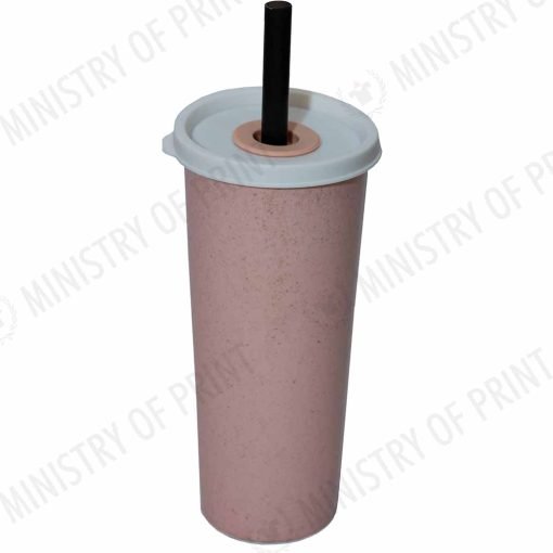 500ml Wheat Fiber Tumbler with Straw (DW0226)