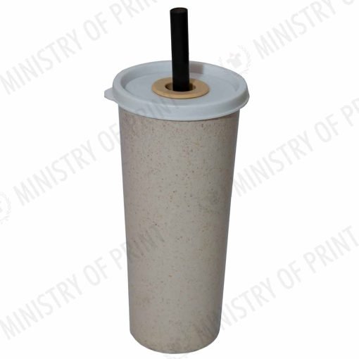500ml Wheat Fiber Tumbler with Straw (DW0226)