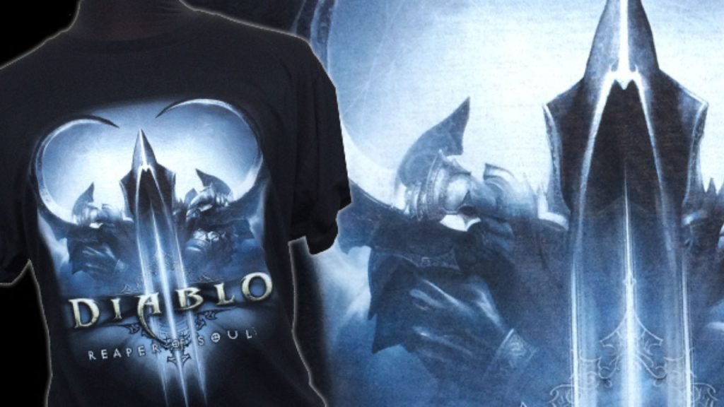 A black tshirt printed with an intricate design using direct to garment printing from MOP.