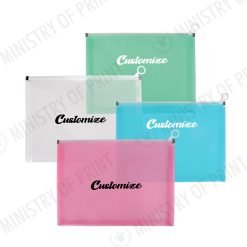 A4 Transparent Zipper File (STA0387)
