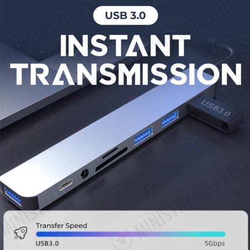 High-Speed Data 8-in-1 USB Hub (GE0128)