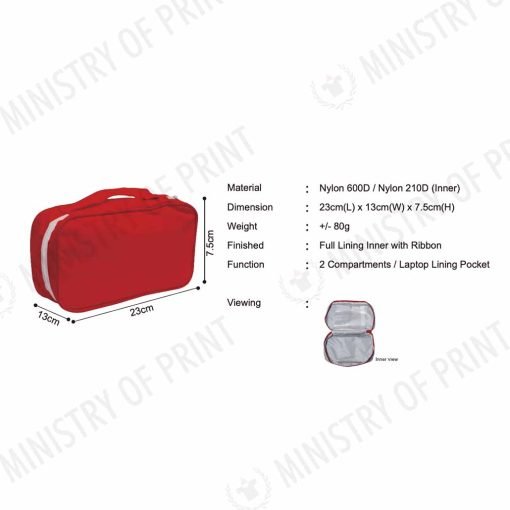 Multi-Compartment Cosmetic & Travel Organizer (B0310)