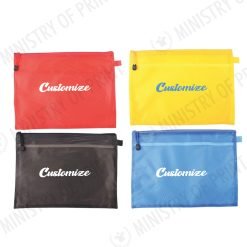 PVC Folder with Netting Compartment (STA0388)