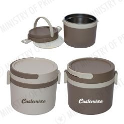 Stainless Steel Lunch Box with Spoon (LS0136)