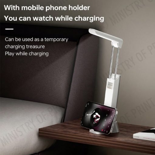 Super Bright LED Torch & Table Lamp with 3000mAh Powerbank & Phone Stand (LS0325)