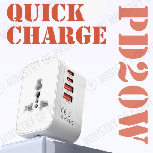 Universal Travel Adapter – Fast Charging (TA0055)