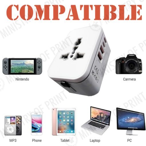 Universal Travel Adapter – Fast Charging (TA0055)