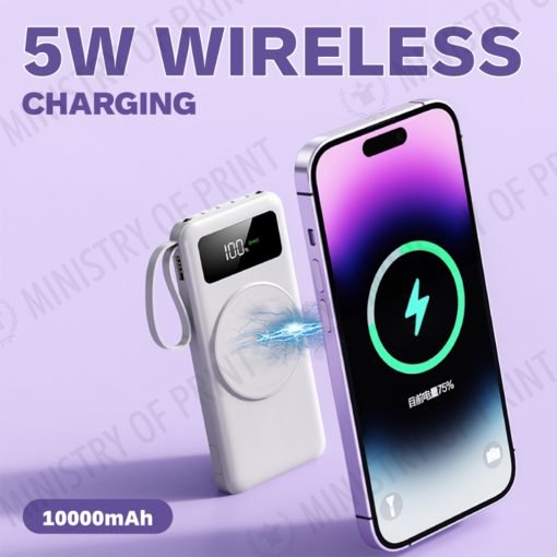 WIRELESSPOWER 10,000mAh Power Bank (GE0141)
