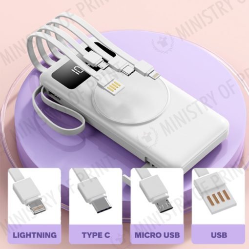 WIRELESSPOWER 10,000mAh Power Bank (GE0141)