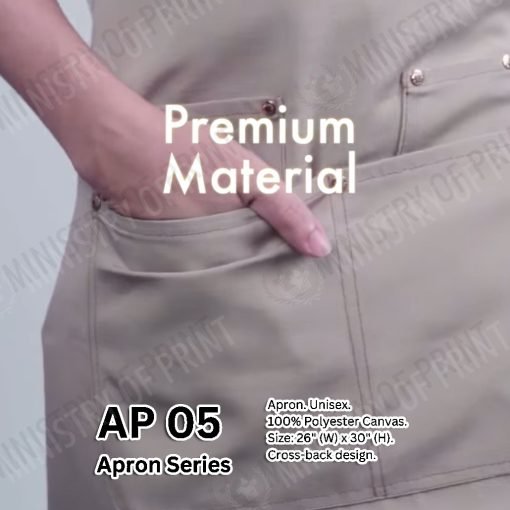 Cross Back Design Apron (AP05)
