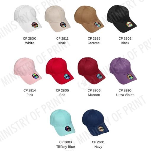 Premium 100% Polyester Baseball Cap (CP28)