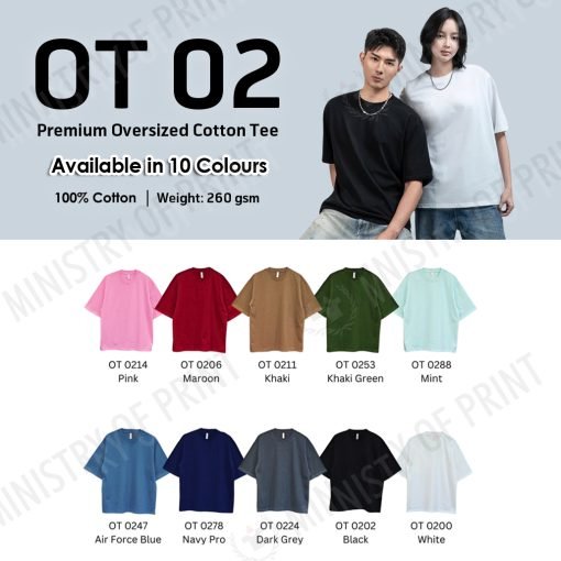 Premium Oversized Cotton Tee (OT02)