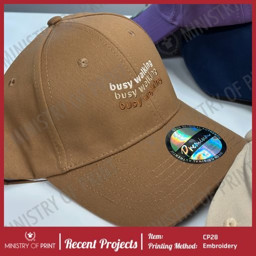 Premium 100% Polyester Baseball Cap (CP28)