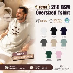 260 GSM Oversized Tshirt (UOV01)