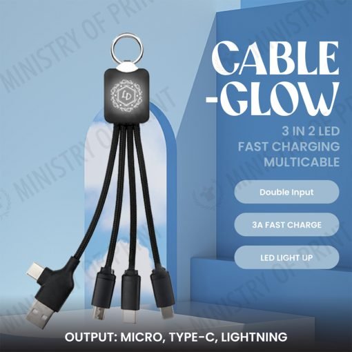 3 In 2 Cableglow Charging Cable (GE0154)
