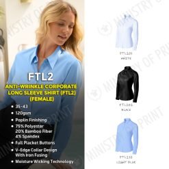 Anti-wrinkle Corporate Long Sleeve Shirt (FTL2)