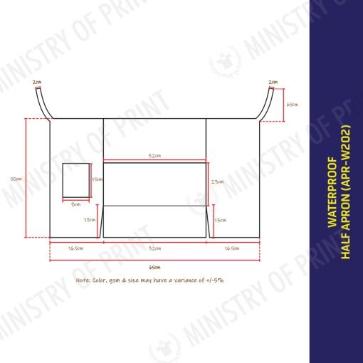 Waterproof Half Apron (APR-W202)