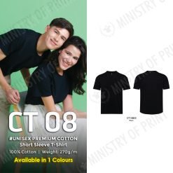 Unisex Premium Cotton Short Sleeve (CT08)