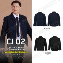 Unisex Full-zip Corporate Jacket (CJ02)