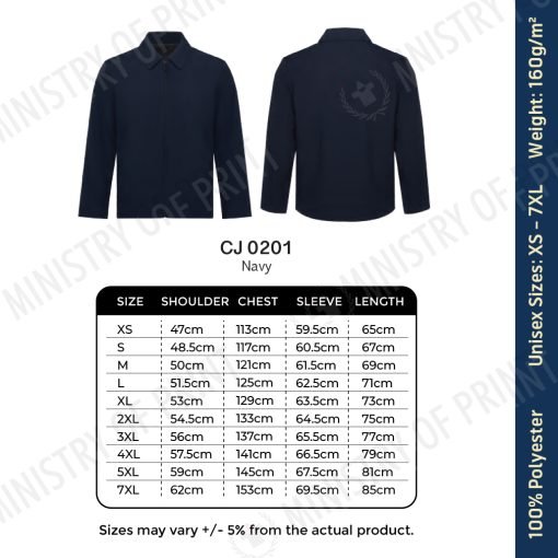 Unisex Full-zip Corporate Jacket (CJ02)