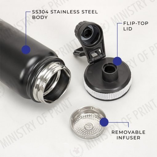 600ml Sporty Stainless Steel Vacuum Bottle (DW0250)