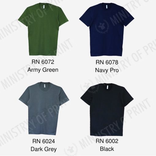 Classic Crew Neck Tee (RN60)