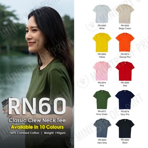 Classic Crew Neck Tee (RN60)