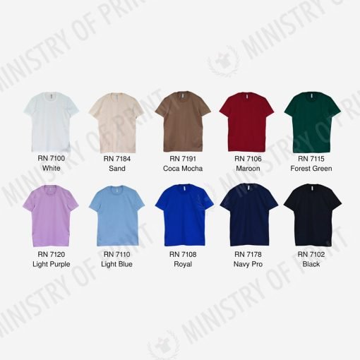 Premium Cotton Crew Neck Tee (RN71)