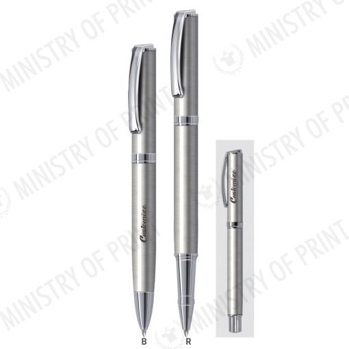 Phylex Switzerland Silver Ball Pen & Roller Pen (STA0411)