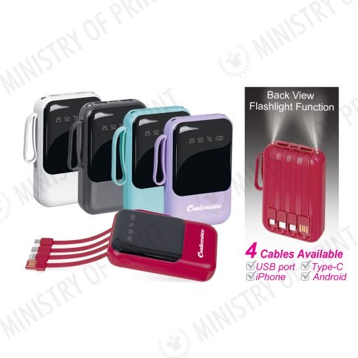 10,000mAh Power Bank with Flashlight (GE0163)