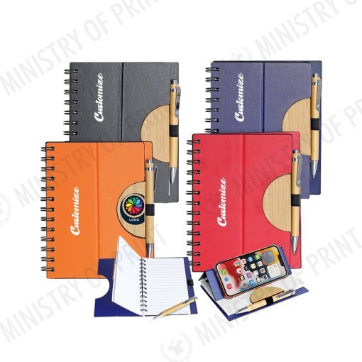 Eco Notebook with Bamboo Pen (STA0557)
