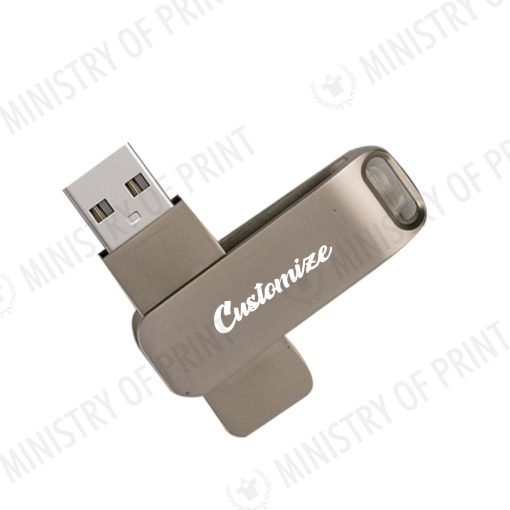 Metal Swivel USB Thumb Drive (UFD0026)